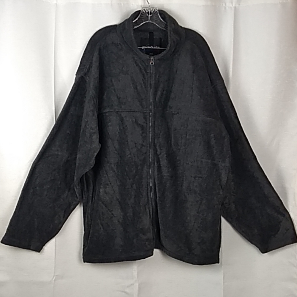 Glacier's Edge mens grey fleece jacket size 2X LT